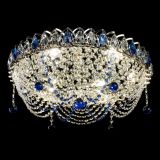 Люстра Жасмин №1 синяя в Саратове