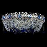 Люстра Жасмин №1 синяя в Саратове