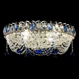 Люстра Жасмин №1 синяя в Саратове