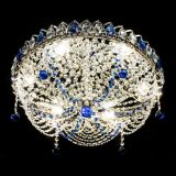 Люстра Жасмин №1 синяя в Саратове