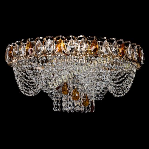 Люстра Жасмин Каскад чайный в Саратове Гусь Хрустальный