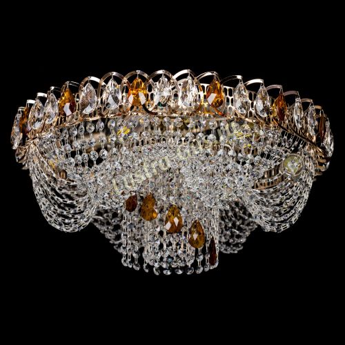 Люстра Жасмин Каскад чайный в Саратове Гусь Хрустальный