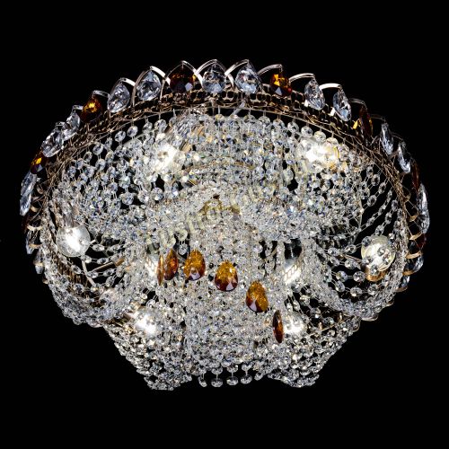 Люстра Жасмин Каскад чайный в Саратове Гусь Хрустальный