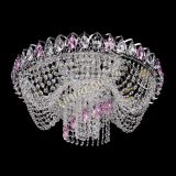 Люстра Жасмин Каскад розовый в Саратове