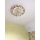 Люстра Жасмин Каскад розовый в Саратове