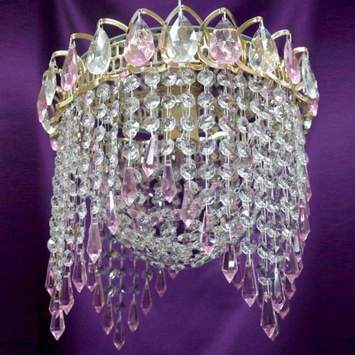 Люстра Катерина Айсберг цветная в Саратове Гусь Хрустальный