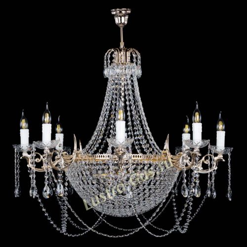 Люстра Елизавета №13 Купол в Саратове Гусь Хрустальный