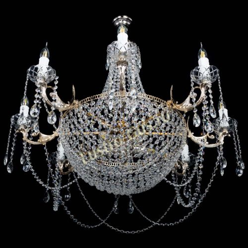 Люстра Елизавета №13 Купол в Саратове Гусь Хрустальный