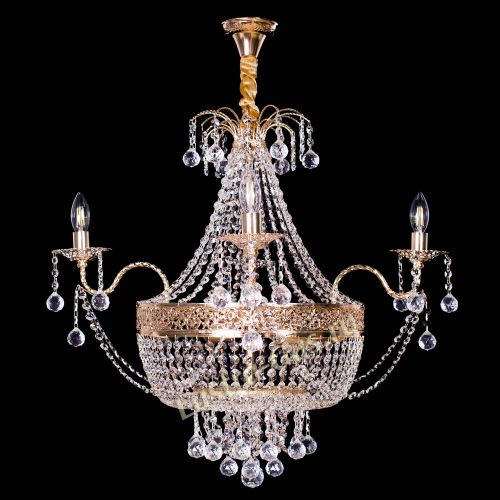 Люстра Валенсия №1 рожковая в Саратове Гусь Хрустальный