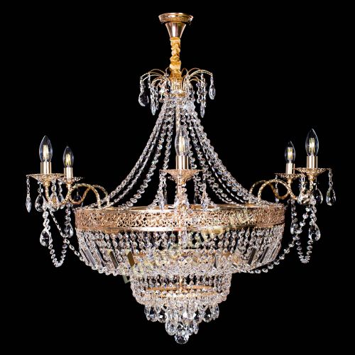 Люстра Валенсия №5 рожковая в Саратове Гусь Хрустальный