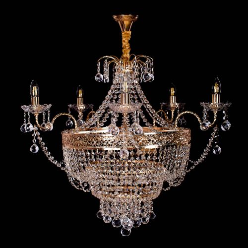 Люстра Валенсия №9 рожковая в Саратове Гусь Хрустальный