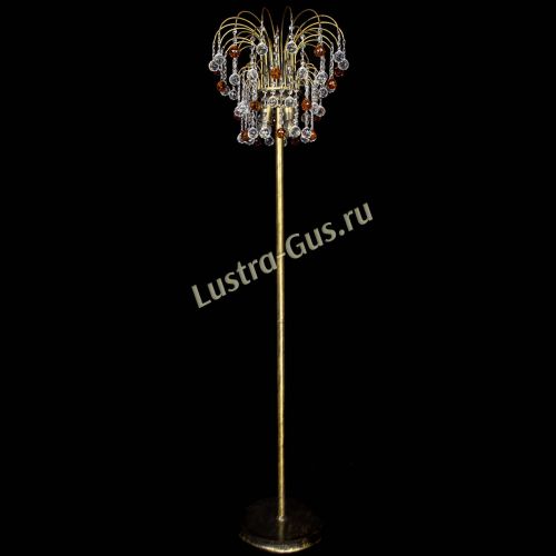 Торшер Агата шар под бронзу Чайный в Саратове Гусь Хрустальный