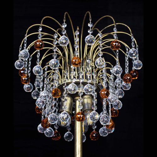 Торшер Агата шар под бронзу Чайный в Саратове Гусь Хрустальный