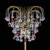 Торшер Агата шар под бронзу Красный в Саратове