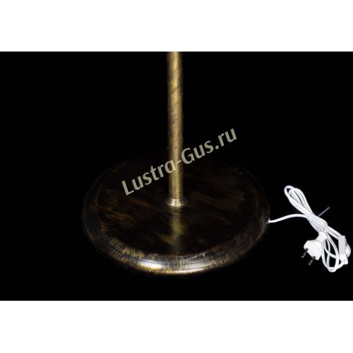 Торшер Агата шар под бронзу Красный в Саратове Гусь Хрустальный