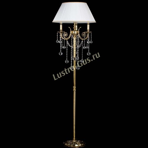 Бронзовый торшер Антик №3 шар в Саратове Гусь Хрустальный