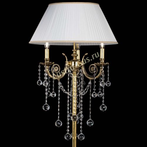 Бронзовый торшер Антик №3 шар в Саратове Гусь Хрустальный