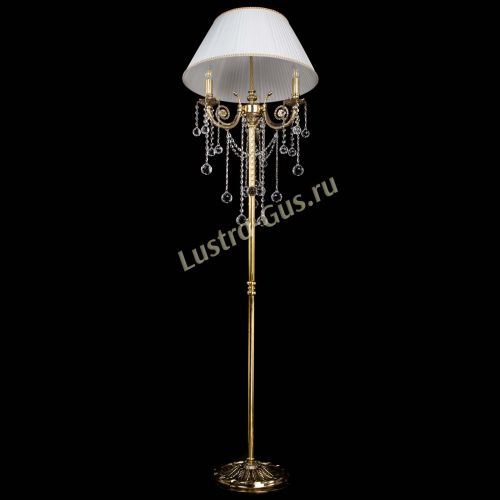 Бронзовый торшер Антик №3 шар в Саратове Гусь Хрустальный
