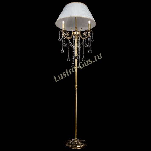 Бронзовый торшер Антик №3 шар в Саратове Гусь Хрустальный