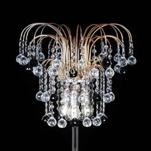 Торшер Акация шар черный в Саратове Гусь Хрустальный