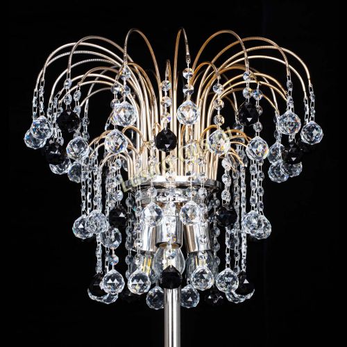 Торшер Акация шар черный в Саратове Гусь Хрустальный