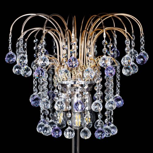 Торшер Акация шар фиолетовый в Саратове Гусь Хрустальный