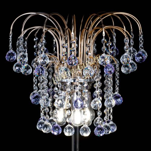 Торшер Акация шар фиолетовый в Саратове Гусь Хрустальный