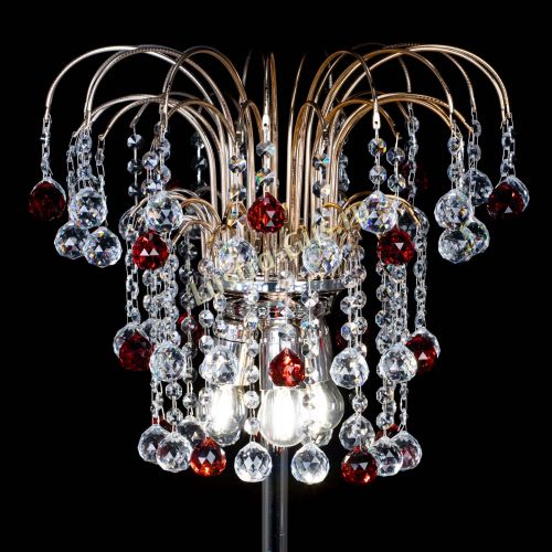 Торшер Акация шар красный в Саратове Гусь Хрустальный