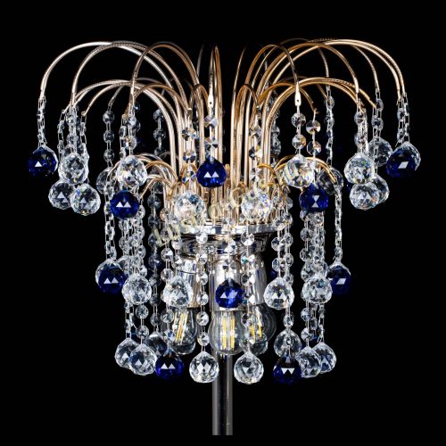 Торшер Акация шар синий в Саратове Гусь Хрустальный