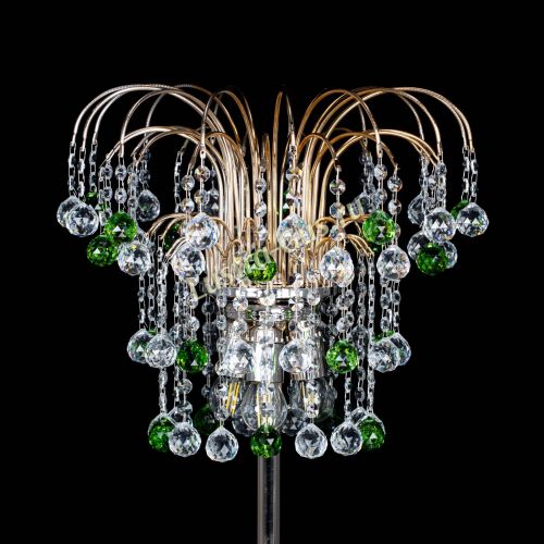 Торшер Акация шар зеленый в Саратове Гусь Хрустальный