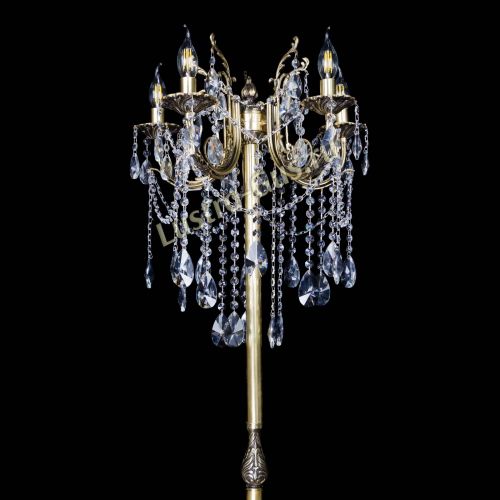 Бронзовый торшер Матильда №2 лучик в Саратове Гусь Хрустальный