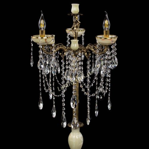 Торшер бронзовый Оникс №3/2 журавлик в Саратове Гусь Хрустальный