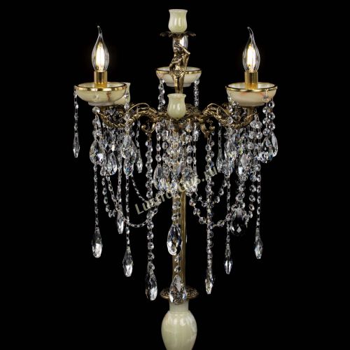 Торшер бронзовый Оникс №3/2 журавлик в Саратове Гусь Хрустальный