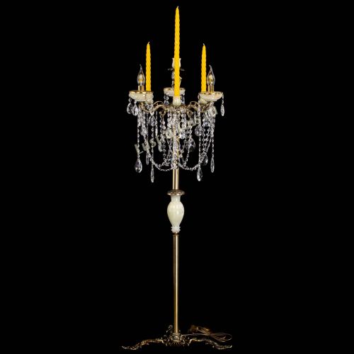 Торшер бронзовый Оникс №3 баден в Саратове Гусь Хрустальный