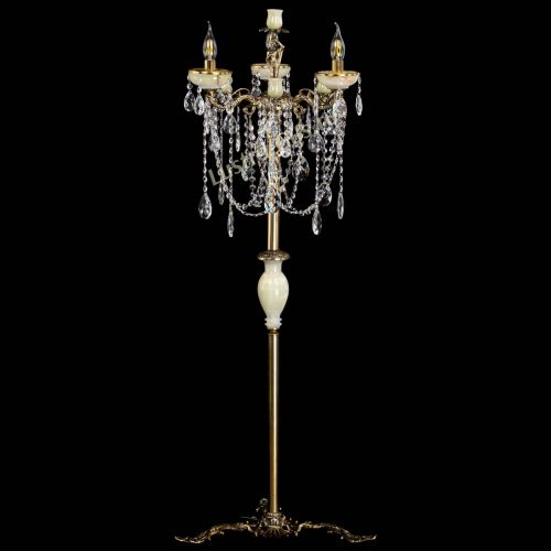 Торшер бронзовый Оникс №3 баден в Саратове Гусь Хрустальный