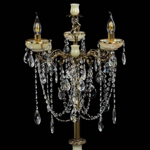 Торшер бронзовый Оникс №3 баден в Саратове Гусь Хрустальный