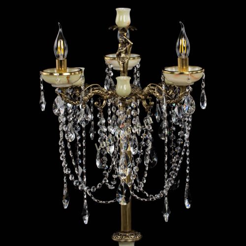 Торшер бронзовый Оникс №3 лучик в Саратове Гусь Хрустальный