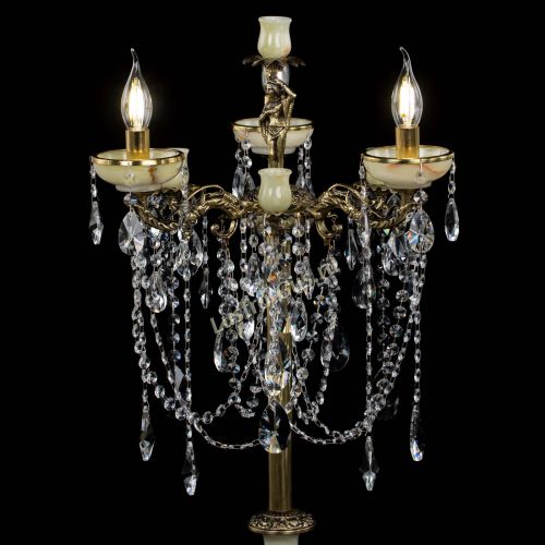 Торшер бронзовый Оникс №3 лучик в Саратове Гусь Хрустальный