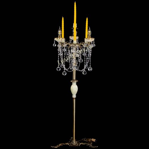 Торшер бронзовый Оникс №3 шар в Саратове Гусь Хрустальный