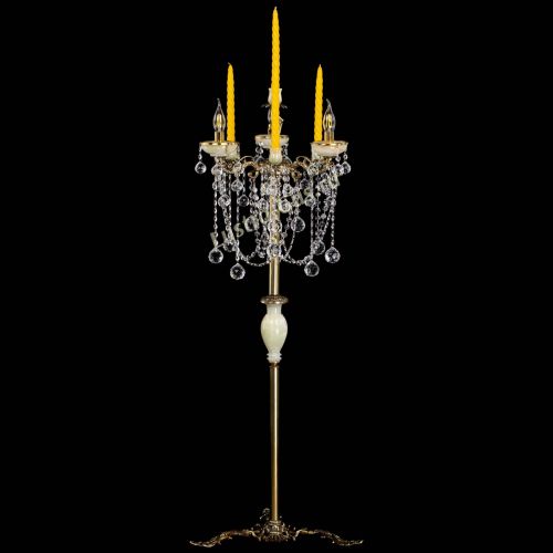 Торшер бронзовый Оникс №3 шар в Саратове Гусь Хрустальный