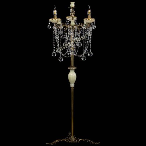 Торшер бронзовый Оникс №3 шар в Саратове Гусь Хрустальный