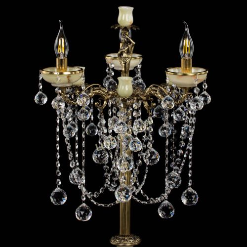 Торшер бронзовый Оникс №3 шар в Саратове Гусь Хрустальный