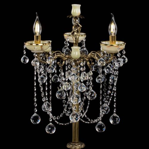 Торшер бронзовый Оникс №3 шар в Саратове Гусь Хрустальный