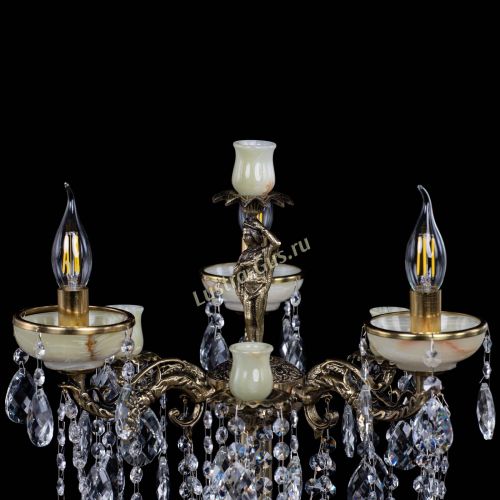 Торшер бронзовый Оникс №3 журавлик в Саратове Гусь Хрустальный