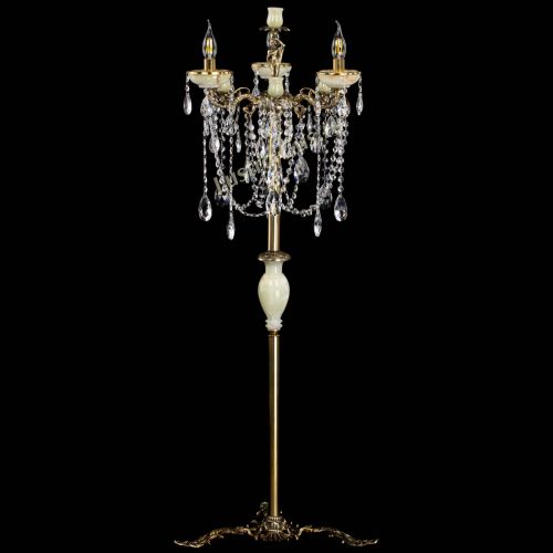 Торшер бронзовый Оникс №3 журавлик в Саратове Гусь Хрустальный