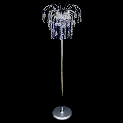 Торшер Каскад кулон короткий цветной в Саратове Гусь Хрустальный