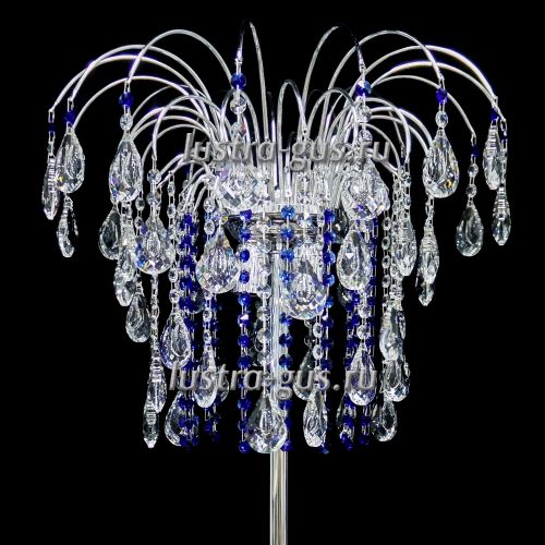 Торшер Каскад кулон короткий цветной в Саратове Гусь Хрустальный