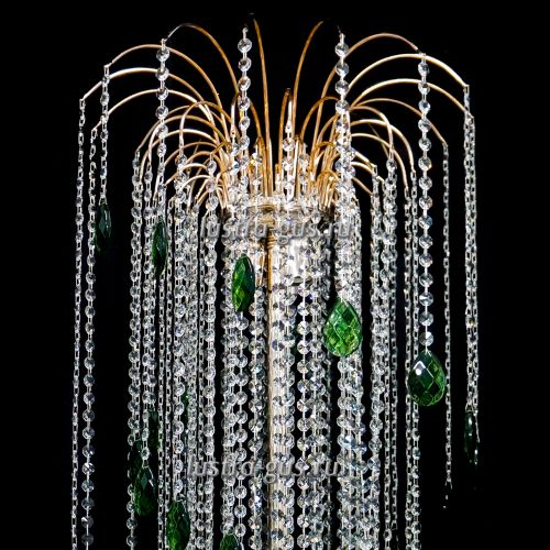 Торшер Каскад Винтаж длинный цветной в Саратове Гусь Хрустальный